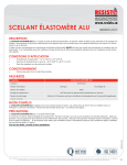 SCELLANT &Eacute;LASTOM&Egrave;RE ALU