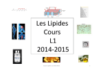 Cours lipides 1 et 2, 2015