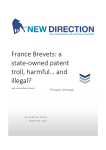 France Brevets: a state-owned patent troll, harmful