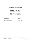 TS TDcontroller 2.4 SI TDcontroller MSI TDcontroller