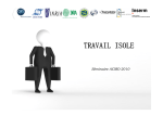 Travail isol&eacute;