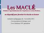 animation MACLE Quimper nord