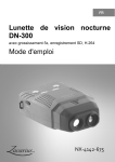 Lunette de vision nocturne DN-300 Mode d`emploi