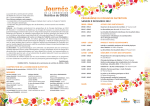 PROGRAMME DU FORUM DE NUTRITION SAmEDI 8 D&eacute;CEmBRE 2012