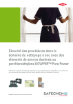 S&eacute;curit&eacute; des proc&eacute;dures dans le domaine du nettoyage &agrave; sec avec