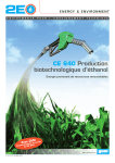 CE 640 production biotechnologique d`éthanol