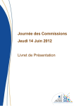 Le livret de la JDC 2012