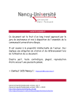 Ce document est le fruit d`un long travail approuv&eacute; par le jury de