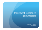 Traitement inhalés en pneumologie