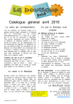 Catalogue général avril 2010