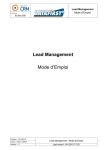 Lead Management Mode d`Emploi