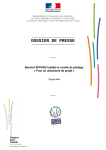 dossier de presse 1 - Ministère de l`écologie, du développement