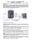 C755 -Contrôleur de Magnétoscope Installation et Mode d`emploi