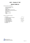 UNI-T – Modèle UT 39C MODE D`EMPLOI