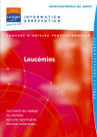 Leuc&eacute;mies d`origine professionnelle