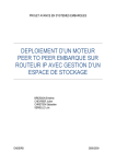 deploiement d`un moteur peer to peer embarque sur routeur