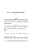 L`archivage p&eacute;renne entre us et abus de la m&eacute;moire