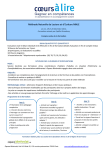 Méthode Naturelle de Lecture et d`Ecriture MNLE