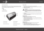 R&eacute;veil &bdquo;Sunrise&ldquo; Mode d`emploi