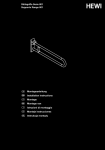 Stützgriffe Serie 801 Supports Range 801 Montageanleitung
