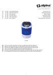 EN SF-7641 Mini Washing Machine Instruction for use