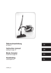 Gebrauchsanleitung Instruction manual Mode d`emploi Handleiding