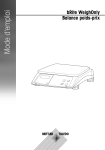 Mode d`em ploi - METTLER TOLEDO