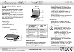 NC-3831 Bedienungsanleitung - Mode d`emploi