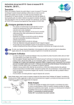 Instructions de service ST-73 Canon à mousse ST