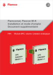 Flamcomat, Flexcon M-K Installation et mode d`emploi Document