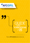 T&eacute;l&eacute;charger notre guide de formation 2015