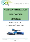 GUIDE D`UTILISATION DU LOGICIEL STOCK XL