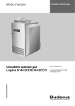 Mode d`emploi Chaudière spéciale gaz Logano G144 ECO/G144