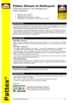 Fiche technique Diluant Nettoyant