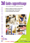 Guide d`apprentissage dans les lyc&eacute;es publics de l`acad&eacute;mie de