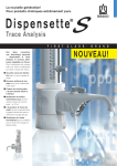 Dispensette® S Trace Analysis