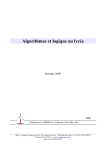 Algorithmes et logique au lycée - IREM d`Aix