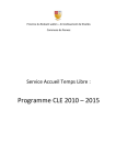 Programme CLE 2010 – 2015