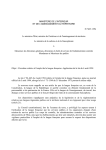 MINISTERE DE L`INTERIEUR ET DE L`AMENAGEMENT DU