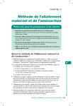 M&eacute;thode de l`allaitement maternel et de l`am&eacute;norrh&eacute;e