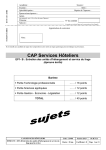 CAP Services H&ocirc;teliers