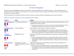 Trousses pédagogiques Cote LC Titre Sujets