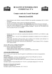 BULLETIN D`INFORMATION COMMUNAL N° 6 Compte