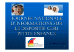 Réunion nationale d`informations CESU Petite Enfance du 10/02/2009