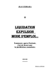 LIQUIDATION EXPULSION MODE D`EMPLOI… *** - E