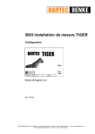 3003 Installation de mesure TIGER Configuration