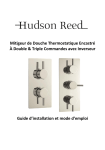 Mitigeurs thermostatiques doubles et triples avec inverseur