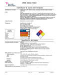 FICHE SIGNALÉTIQUE 1. Identification du produit et de l - E