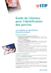 Guide de l`&eacute;leveur pour l`identification des porcins