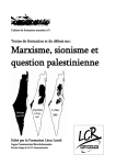 Marxisme, sionisme et question palestinienne